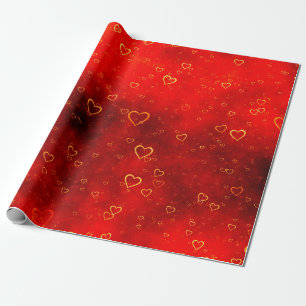 Hintergrund der Liebe Geschenkpapier