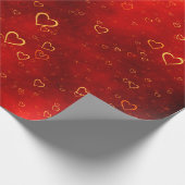 Hintergrund der Liebe Geschenkpapier (Ecke)