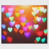 Hintergrund der Liebe Geschenkpapier (Flach)