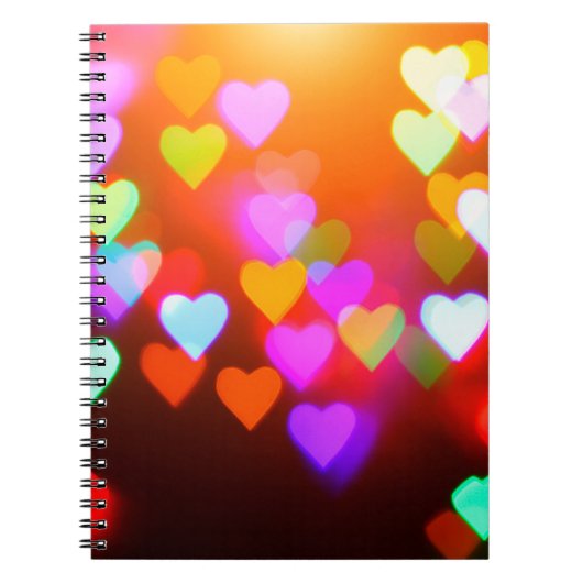 Hintergrund der Liebe Notizblock (Vorderseite)