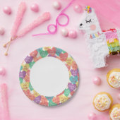 Hintergrund der Liebe Pappteller (Party)