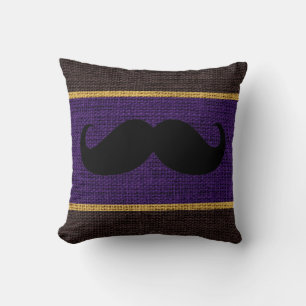 Hintergrund der Lila Burlap-Jute-Geschichte von Bl Kissen
