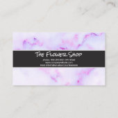 Hintergrund der lila Marmortextur Visitenkarte (Rückseite)