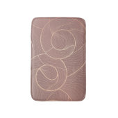 Hintergrund der Luxus Gold Lines Muster Badematte (Vorderseite Vertikal)