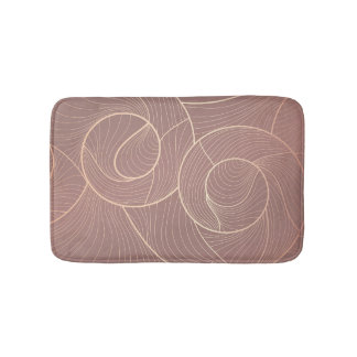 Hintergrund der Luxus Gold Lines Muster Badematte