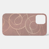 Hintergrund der Luxus Gold Lines Muster Case-Mate iPhone Hülle (Rückseite (Horizontal))
