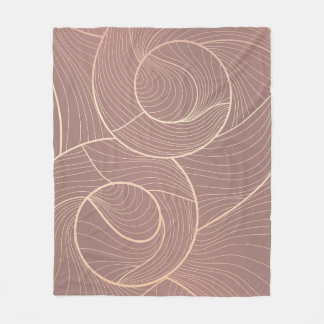 Hintergrund der Luxus Gold Lines Muster Fleecedecke