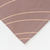 Hintergrund der Luxus Gold Lines Muster Fleecedecke (Ecke)