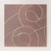 Hintergrund der Luxus Gold Lines Muster Puzzle (Horizontal)