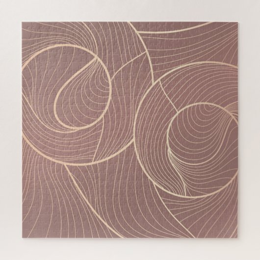 Hintergrund der Luxus Gold Lines Muster Puzzle (Vertikal)