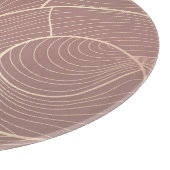 Hintergrund der Luxus Gold Lines Muster Schneidebrett (Ecke)
