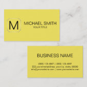 Hintergrund der Maisfarbe Visitenkarte (Vorne/Hinten)