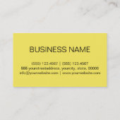 Hintergrund der Maisfarbe Visitenkarte (Rückseite)