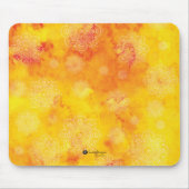 Hintergrund der Mandalase auf Gelb und Rot Mousepad (Vorne)