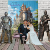 Hintergrund der Märchenburg Wandteppich