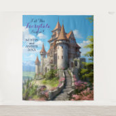 Hintergrund der Märchenburg Wandteppich (Vorderseite)