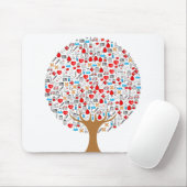 Hintergrund der medizinischen Struktur Mousepad (Mit Mouse)