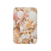 Hintergrund der Muscheln: Meeresthema. Badematte (Vorderseite Vertikal)