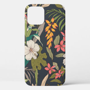 Hintergrund der nahtlosen tropischen Blume Case-Mate iPhone Hülle