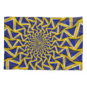 Hintergrund der optischen Motion Illusion Kissenbezug (Rückseite)
