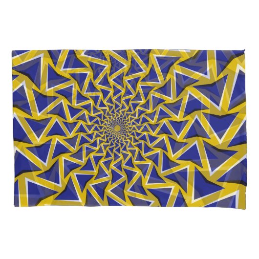 Hintergrund der optischen Motion Illusion Kissenbezug (Vorderseite)