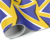 Hintergrund der optischen Täuschung Bitmap Blaue Geschenkpapier (Rolleneckpunkt)