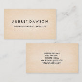 Hintergrund der Papiertexte Visitenkarte (Vorne/Hinten)