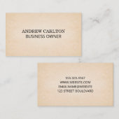 Hintergrund der Papiertexte Visitenkarte (Vorne/Hinten)