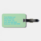 Hintergrund der Pastel Mini-Boxen Gepäckanhänger (Rückseite horizontal)