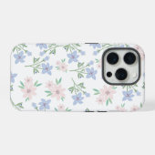Hintergrund der Pastell-Blume iPhone Hülle (Rückseite (Horizontal))