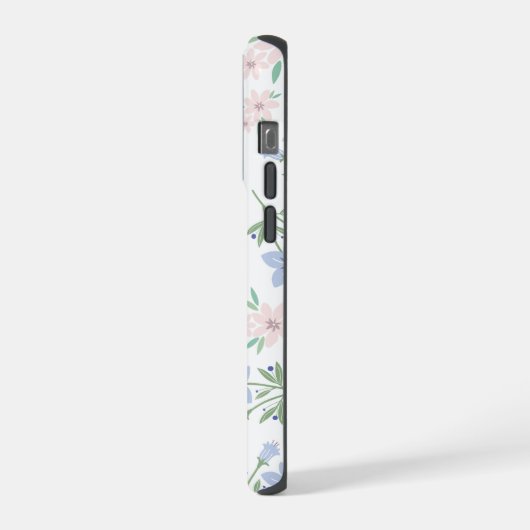Hintergrund der Pastell-Blume iPhone Hülle (Linke Seite)