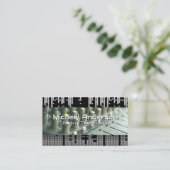 Hintergrund der Pixel-Sound-Bar | Schalldämpfer Visitenkarte (Stehend Vorderseite)