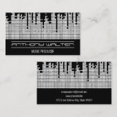 Hintergrund der Pixel-Sound-Bar Visitenkarte (Vorne/Hinten)