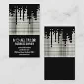 Hintergrund der Pixel-Sound-Bar Visitenkarte (Vorne/Hinten)