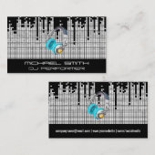 Hintergrund der Pixel-Sound-Bar Visitenkarte (Vorne/Hinten)