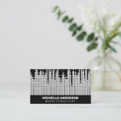 Hintergrund der Pixel-Sound-Bar Visitenkarte (Stehend Vorderseite)