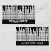 Hintergrund der Pixel-Sound-Bar Visitenkarte (Vorne/Hinten)