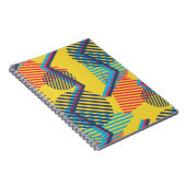 Hintergrund der Pop-Kunst, abstrakte geometrische  Notizblock (Rechte Seite)