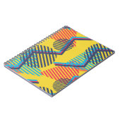 Hintergrund der Pop-Kunst, abstrakte geometrische Notizblock (Linke Seite)