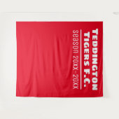 Hintergrund der Präsentation des Fußballclubs in R Wandteppich (Vorderseite (Horizontal))