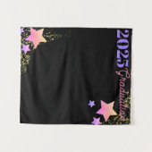 Hintergrund der Rainbow Stars Abschluss Wandteppich (Vorderseite (Horizontal))