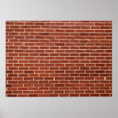 Hintergrund der Red Brick Wall Poster (Vorne)