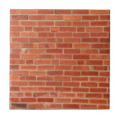 Hintergrund der Red Brick Wall Textur Fliese (Vorderseite)