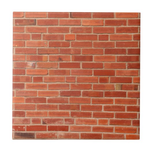 Hintergrund der Red Brick Wall Textur Fliese (Vorderseite)
