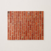 Hintergrund der Red Brick Wall Textur Puzzle (Horizontal)