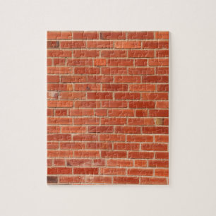 Hintergrund der Red Brick Wall Textur Puzzle