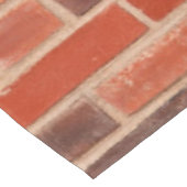 Hintergrund der Red Brick Wall Textur Tischdecke (Schrägansicht)