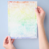 Hintergrund der Regenbogenwolke anpassen oder Wolk Flyer (Hand)