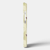 Hintergrund der Retro-Blume Case-Mate iPhone Hülle (Rückseite / Links)