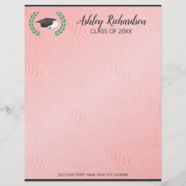 Hintergrund der rosa Textur Briefbogen